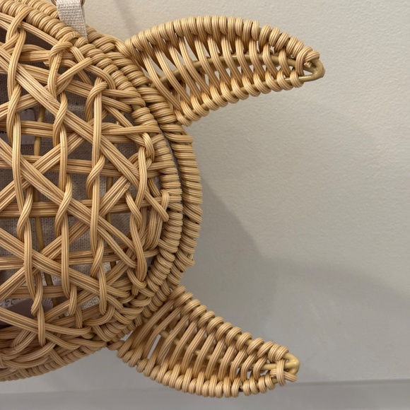 NWT Tommy Bahama woven turtle convertible crossbody bag - Picture 5 of 10